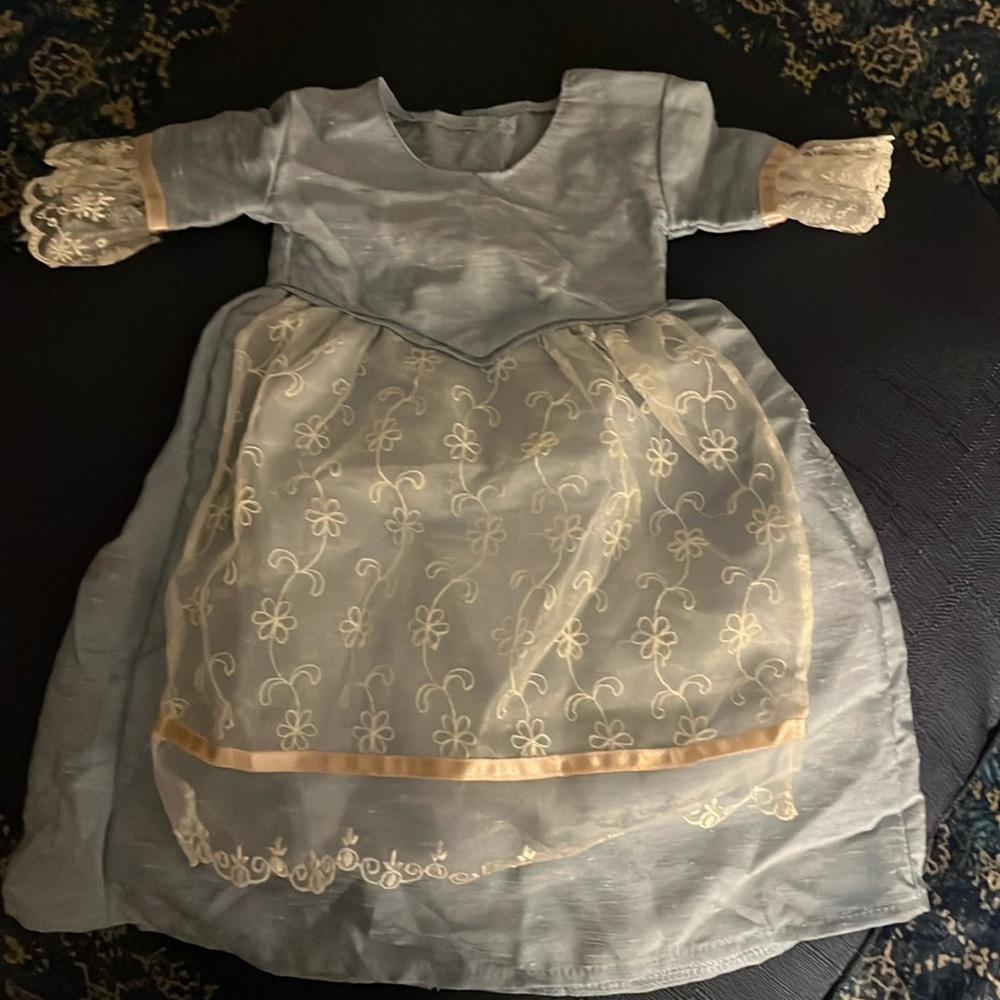American girl blue dress